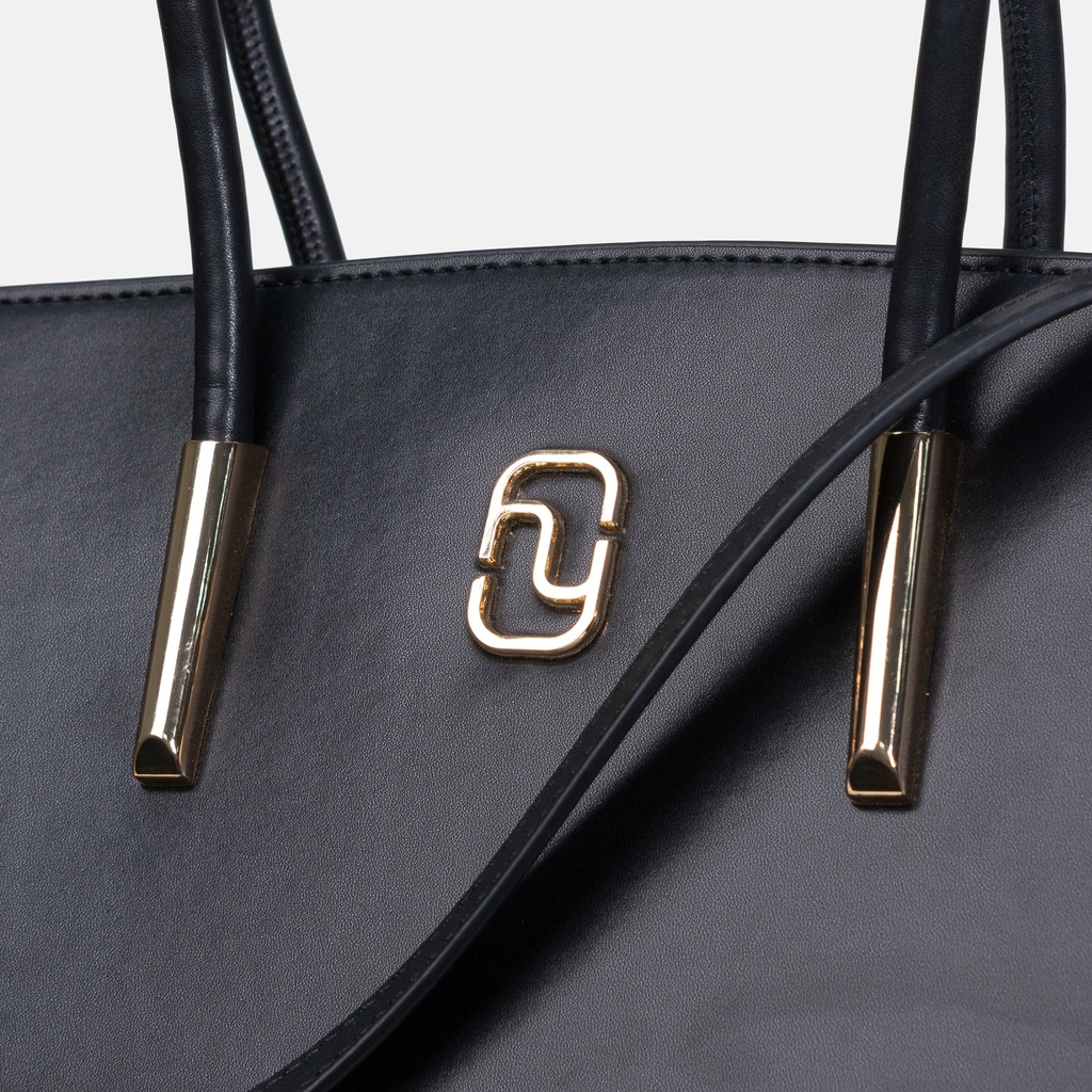Dannari Onyx Elongated Handle Tote Bag