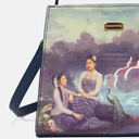 Yu Wadi Stone Blue Mini Shopper Bag