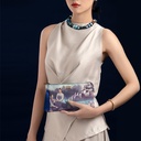 Yu Wadi Stone Blue Wallet Pouch