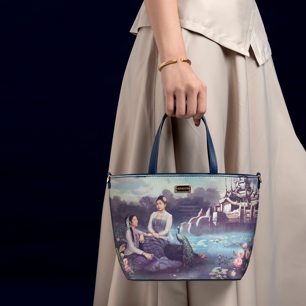 Yu Wadi Stone Blue Mini Shoulder Bag
