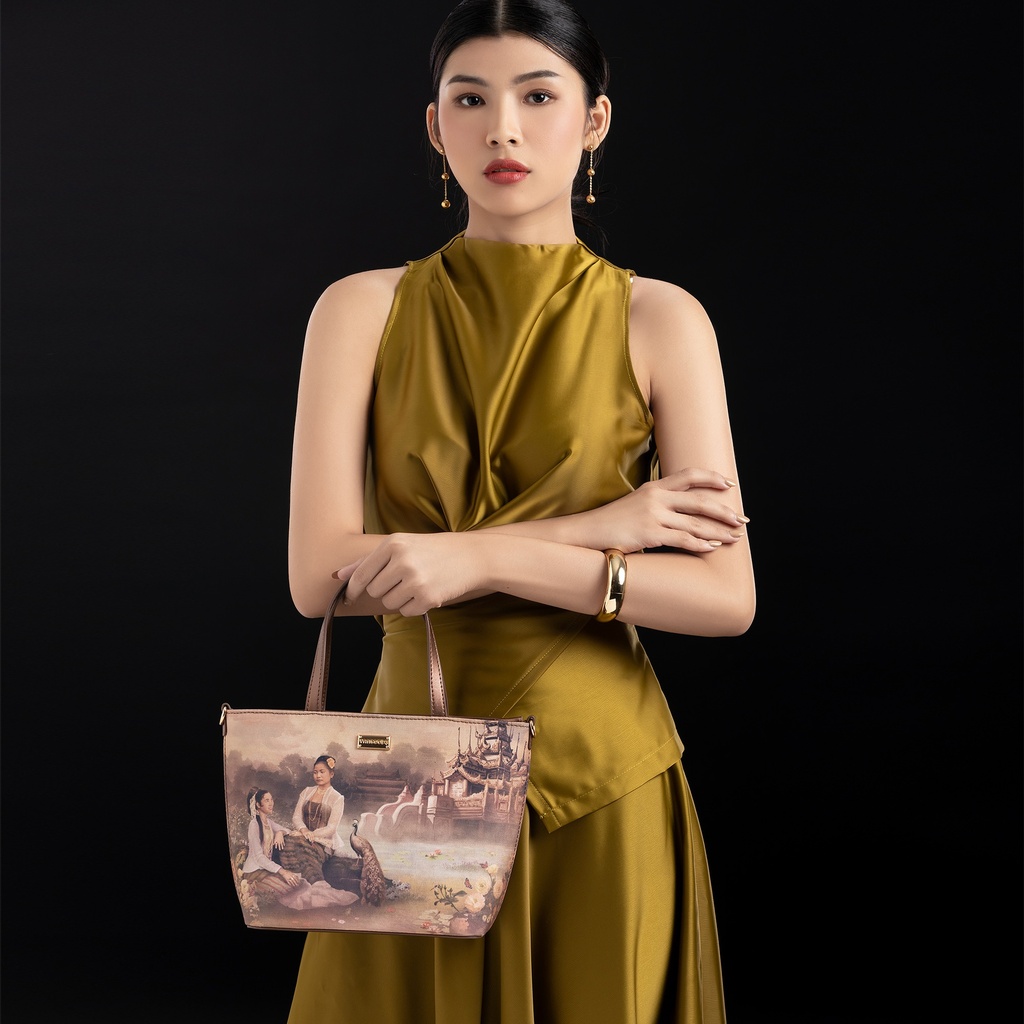 Yu Wadi Old Gold Mini Shoulder Bag