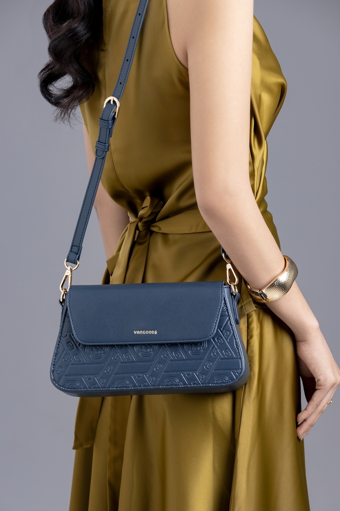 Myat Lay Ngone Midnight Blue Sling Cross Bag