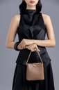 Myat Lay Ngone Mocha Mini Bucket Bag