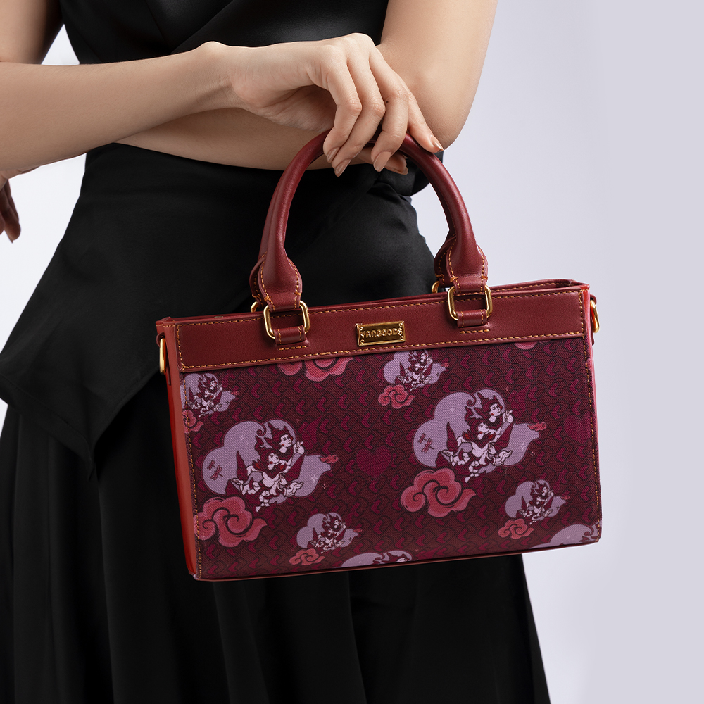 Swal Taw Merlot Rectangle Tote Bag