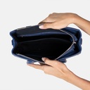 Swal Taw Navy Rectangle Tote Bag