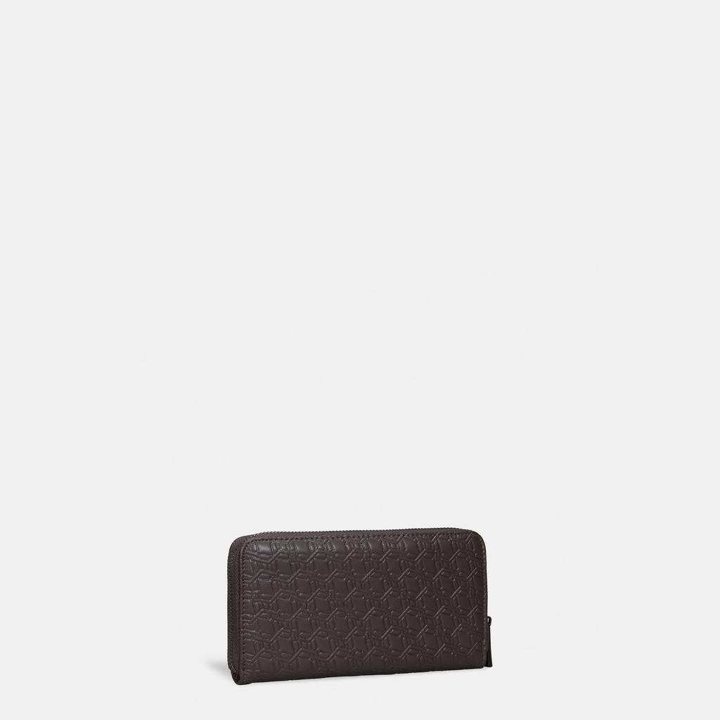 Myat Lay Maung Coffee Bean Zip Around Wallet