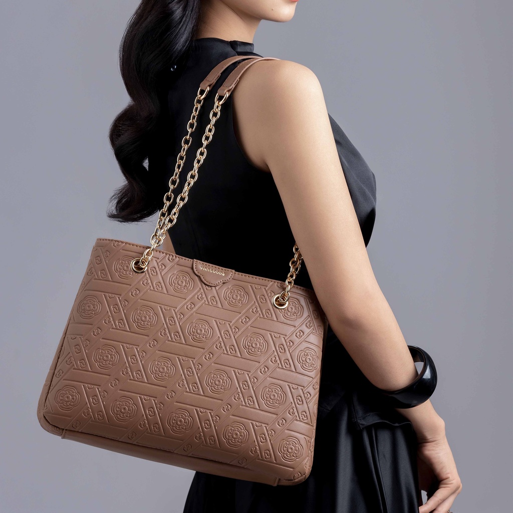 Myat Lay Ngone Mocha Chain Tote Bag