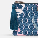 AKKHAYAR Teal Wallet Pouch