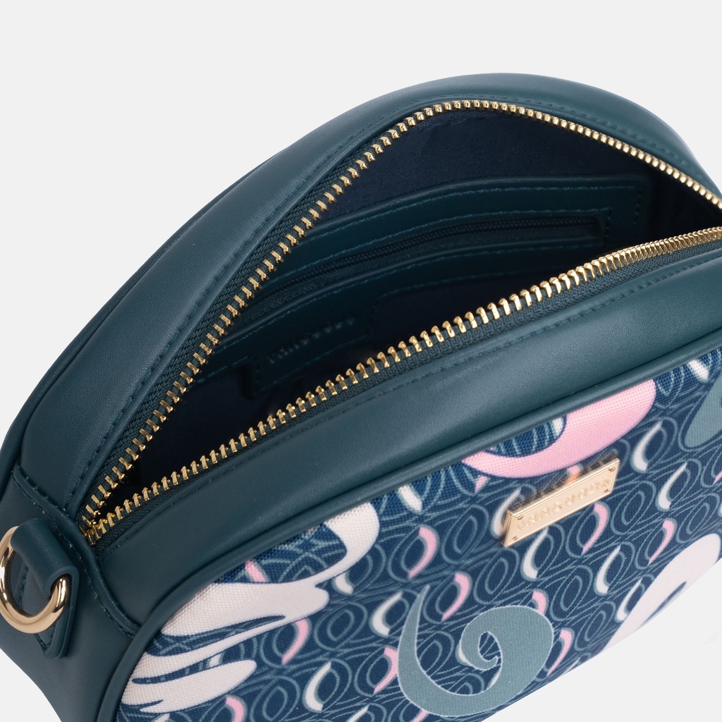 AKKHAYAR Teal Squircle Bag