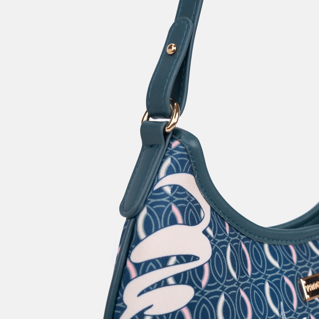 AKKHAYAR Teal Sling Bag
