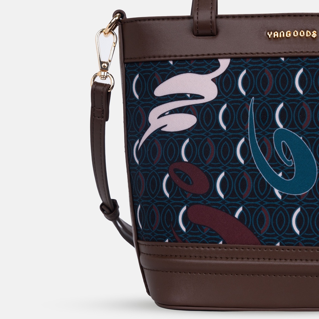 AKKHAYAR Chocolate Basket Hand Bag