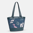 AKKHAYAR Teal Shoulder Bag