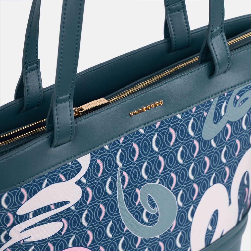 AKKHAYAR Teal Shoulder Bag