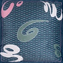 AKKHAYAR Teal Cushion Cover