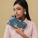 AKKHAYAR Teal Wallet Pouch