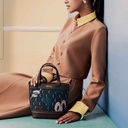 AKKHAYAR Chocolate Basket Hand Bag