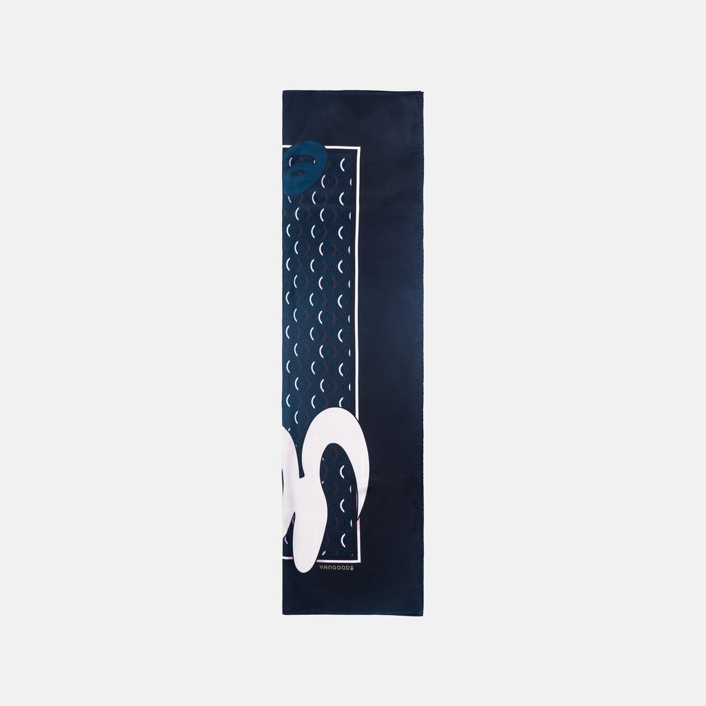 AKKHAYAR Chocolate Square Scarf