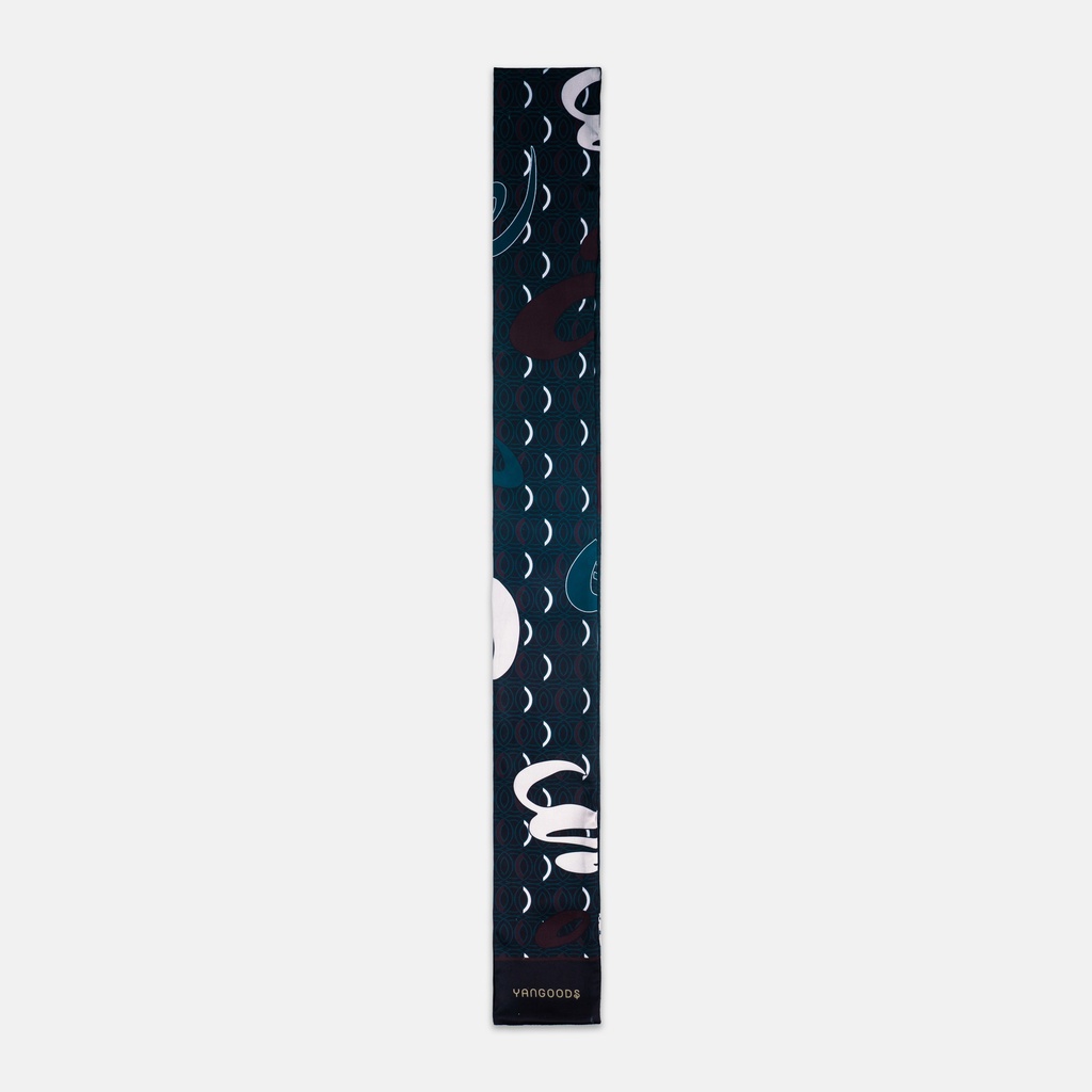 AKKHAYAR Chocolate Slim Scarf