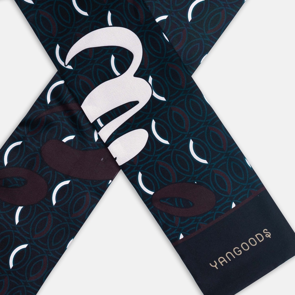 AKKHAYAR Chocolate Slim Scarf