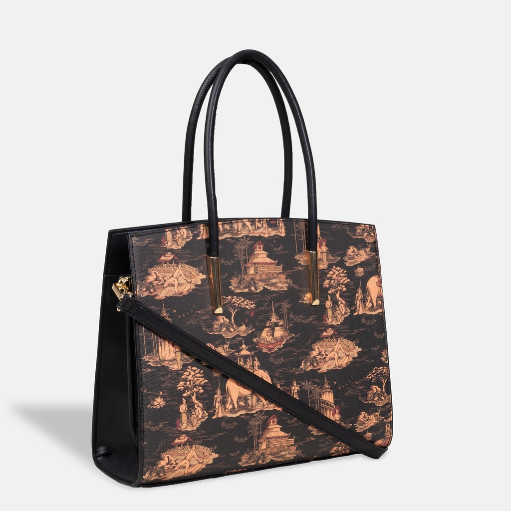 Dannarri Onyx Elongated Handle Tote