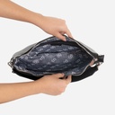 Sisburma Black Crescent Hobo Bag