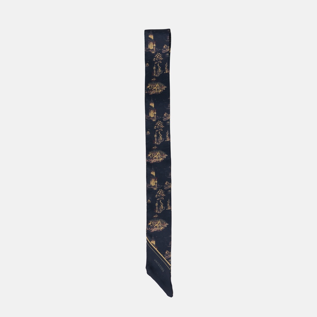 Dannari Onyx Slim Scarf