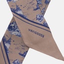 Dannari Beige Slim Scarf