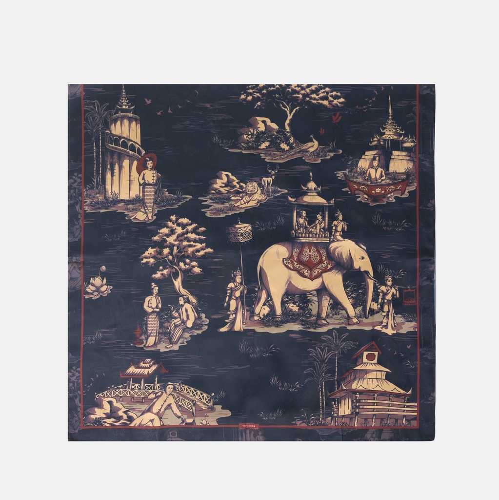 Dannari Onyx Rectangular Scarf