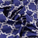 Htarwara Blue Rectangular Scarf