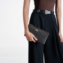 Thinkayta Women Black Wallet Pouch