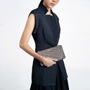 Thinkayta Women Gray Wallet Pouch