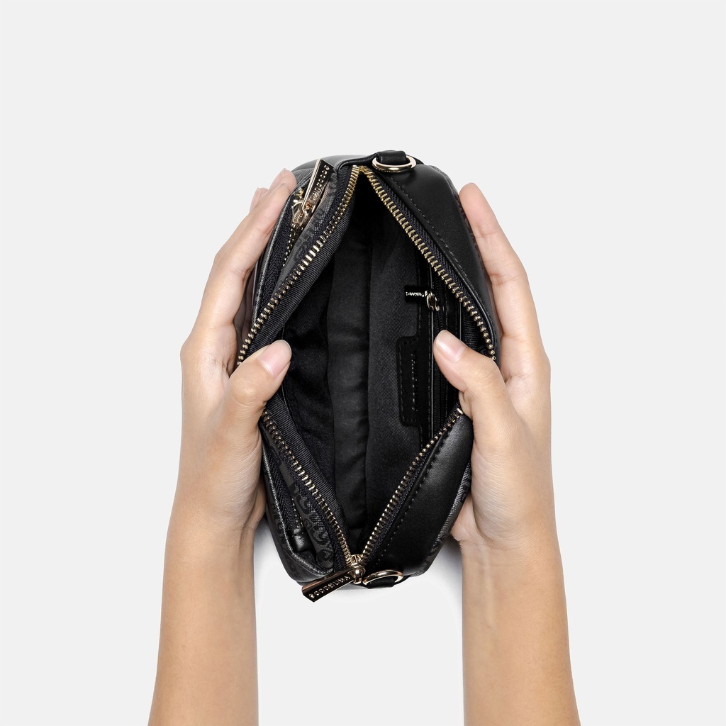 Thinkayta Women Black Small Cross Bag