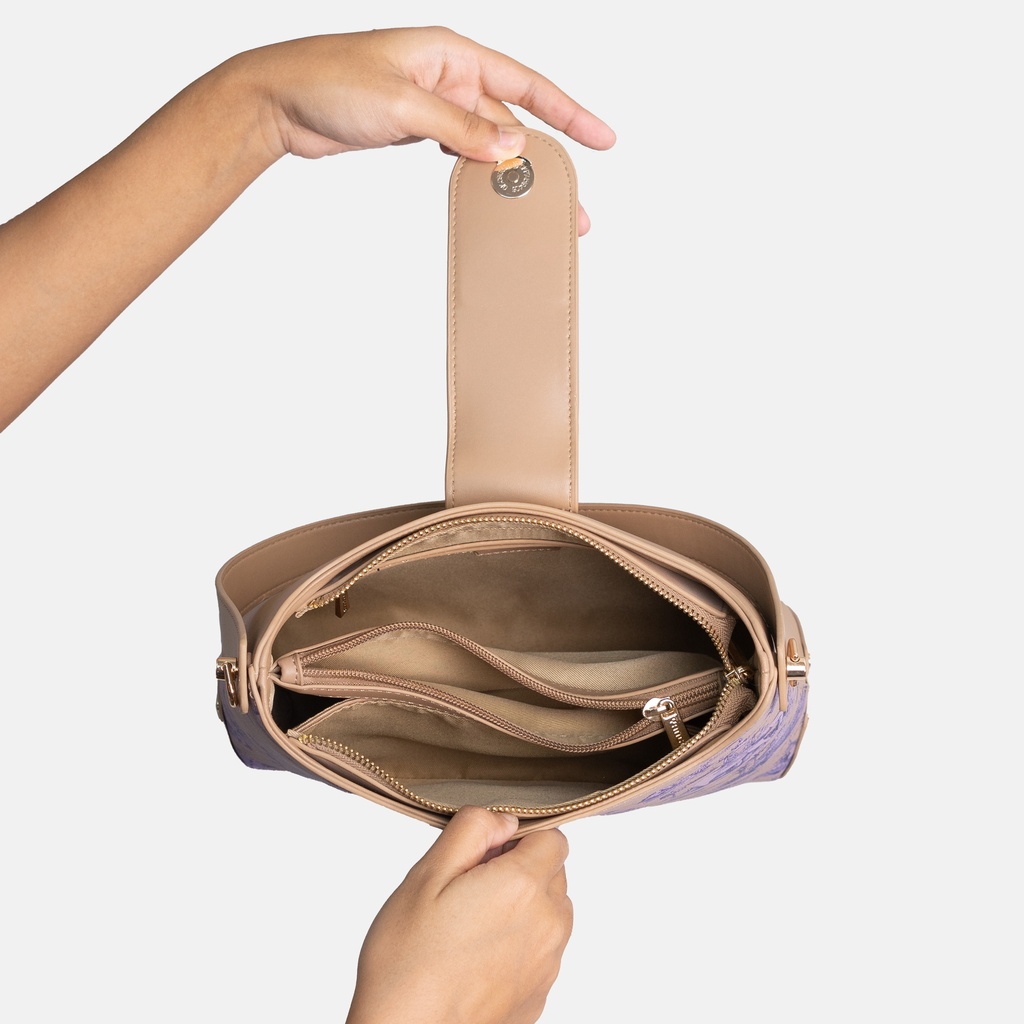 Dannari Beige Hobo Bag