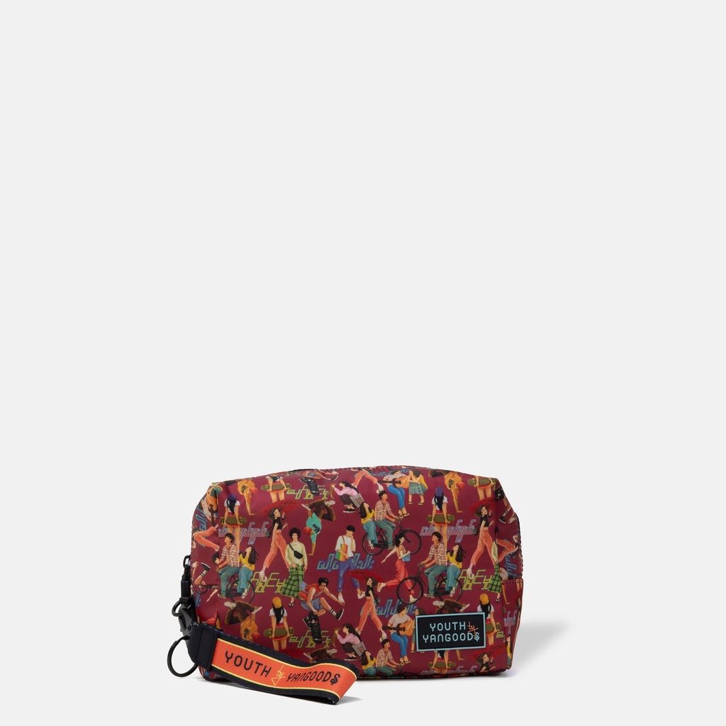 Youth Deep Red Essential Pouch