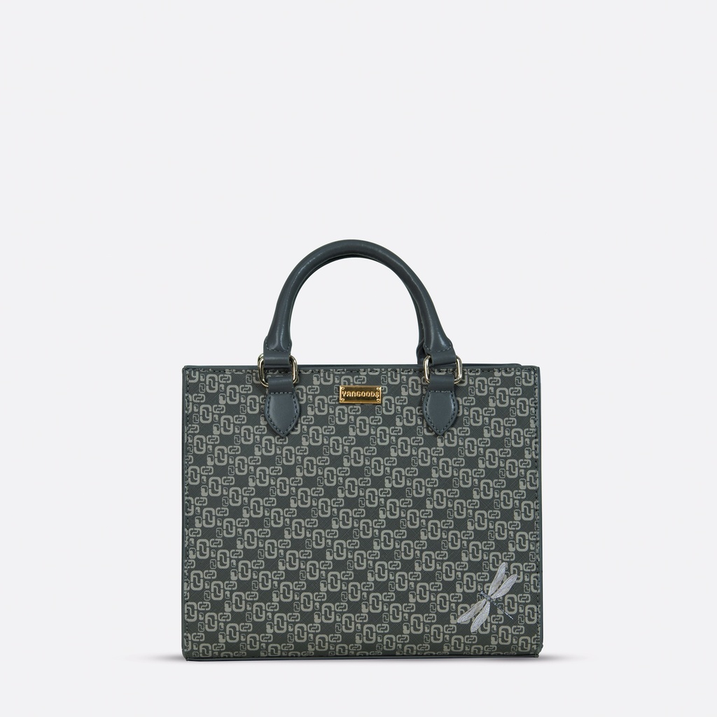 2025 Thinkayta Women Gray Midi Tote Bag