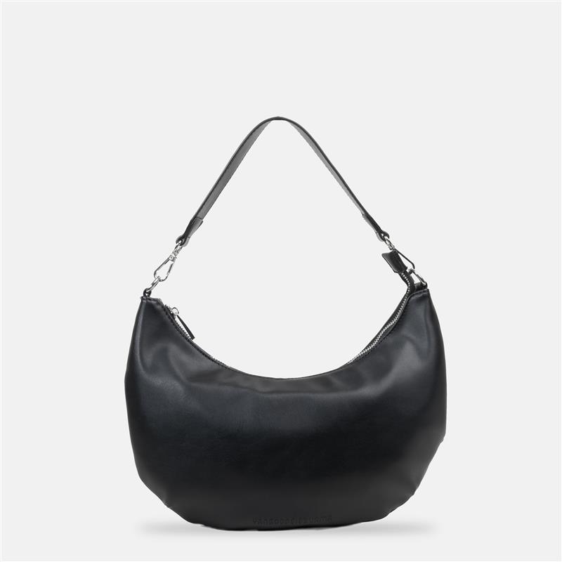 Yangoodsisburma Black Crescent Hobo Bag