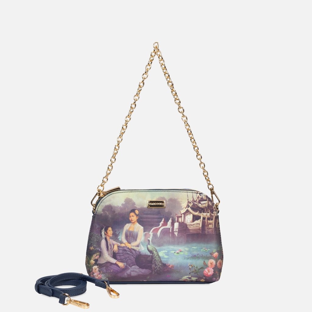 Yu Wadi  Stone Blue CrossBody Bag