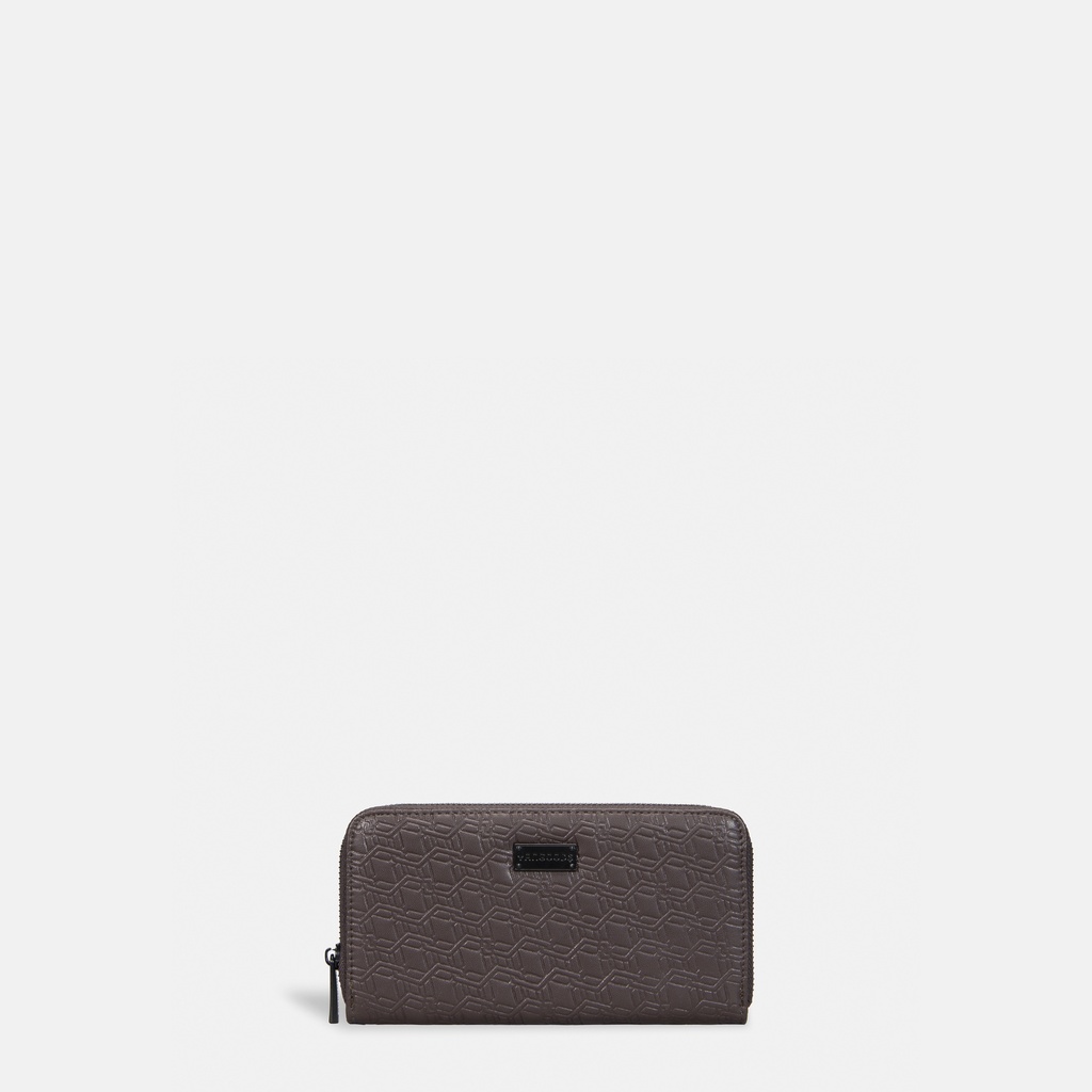 Myat Lay Maung Coffee Bean Zip Around Wallet