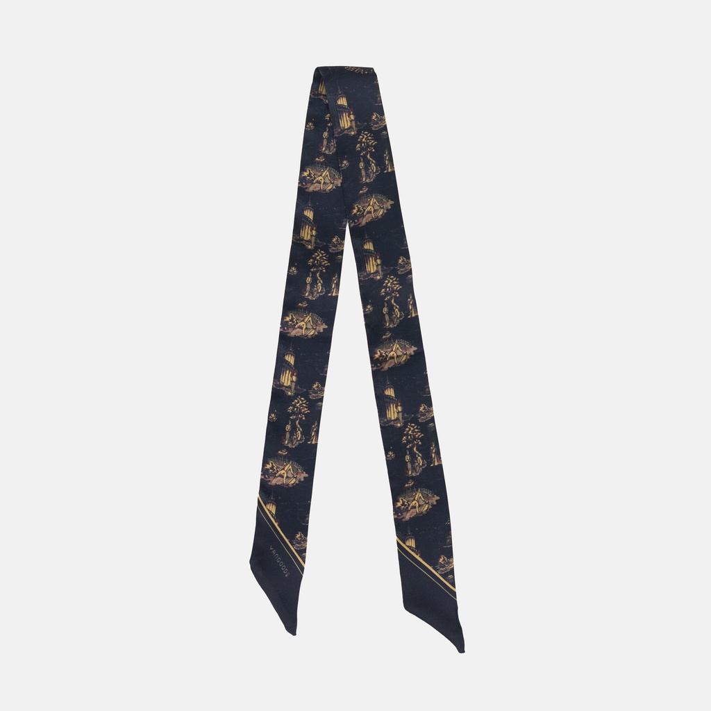 Dannari Onyx Slim Scarf