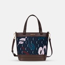 AKKHAYAR Chocolate Basket Hand Bag