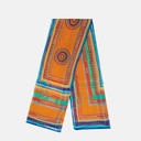 Akha Orange Rectangular Scarf