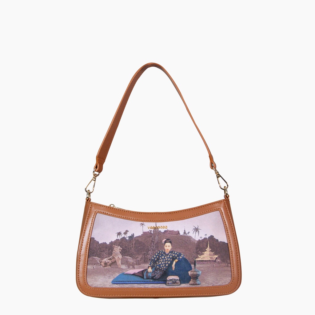 Htate Htar Beige Sling Bag