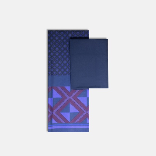 [YG8C8601N] Navy Saung Oo Longyi