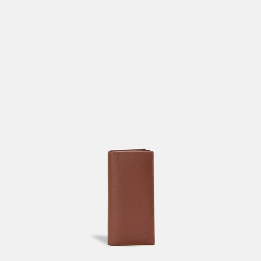 [YG7M2802W] Timeless Men Cognac Continental Wallet