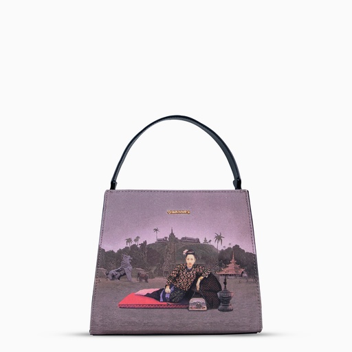 [YG9C2306R] Htate Htar Black Mini Shopper Bag
