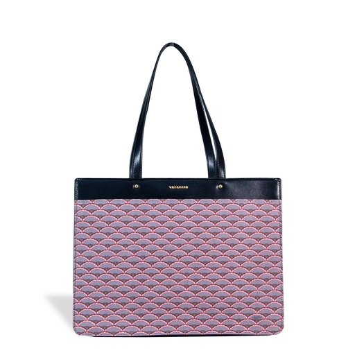 [YG9C2307R] Htate Htar Black Tote Bag