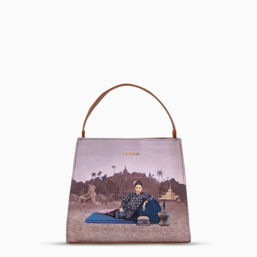 [YG9C2306E] Htate Htar Beige Mini Shopper Bag