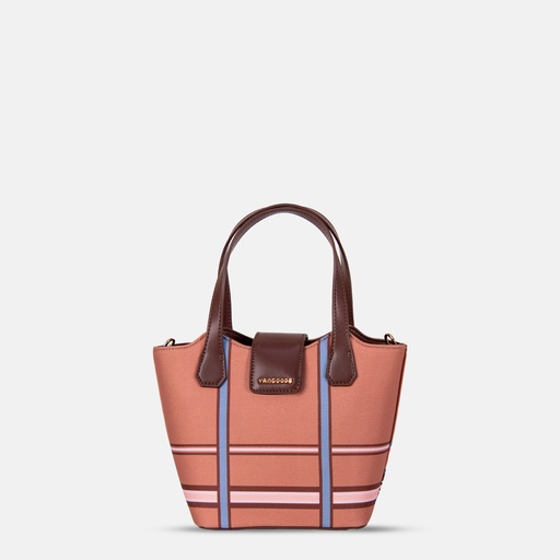[YG9E2303W] Picnic Chestnut Basket Hand Bag