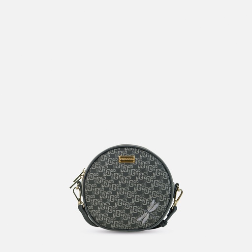 [YG10P2301A] 2025 Thinkayta Women Gray Round Cross Bag
