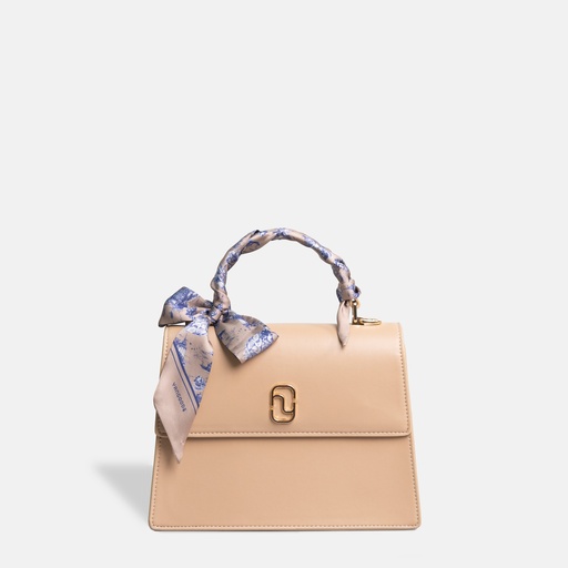 [YG10O2303E] Dannari Beige Top Handle Tote